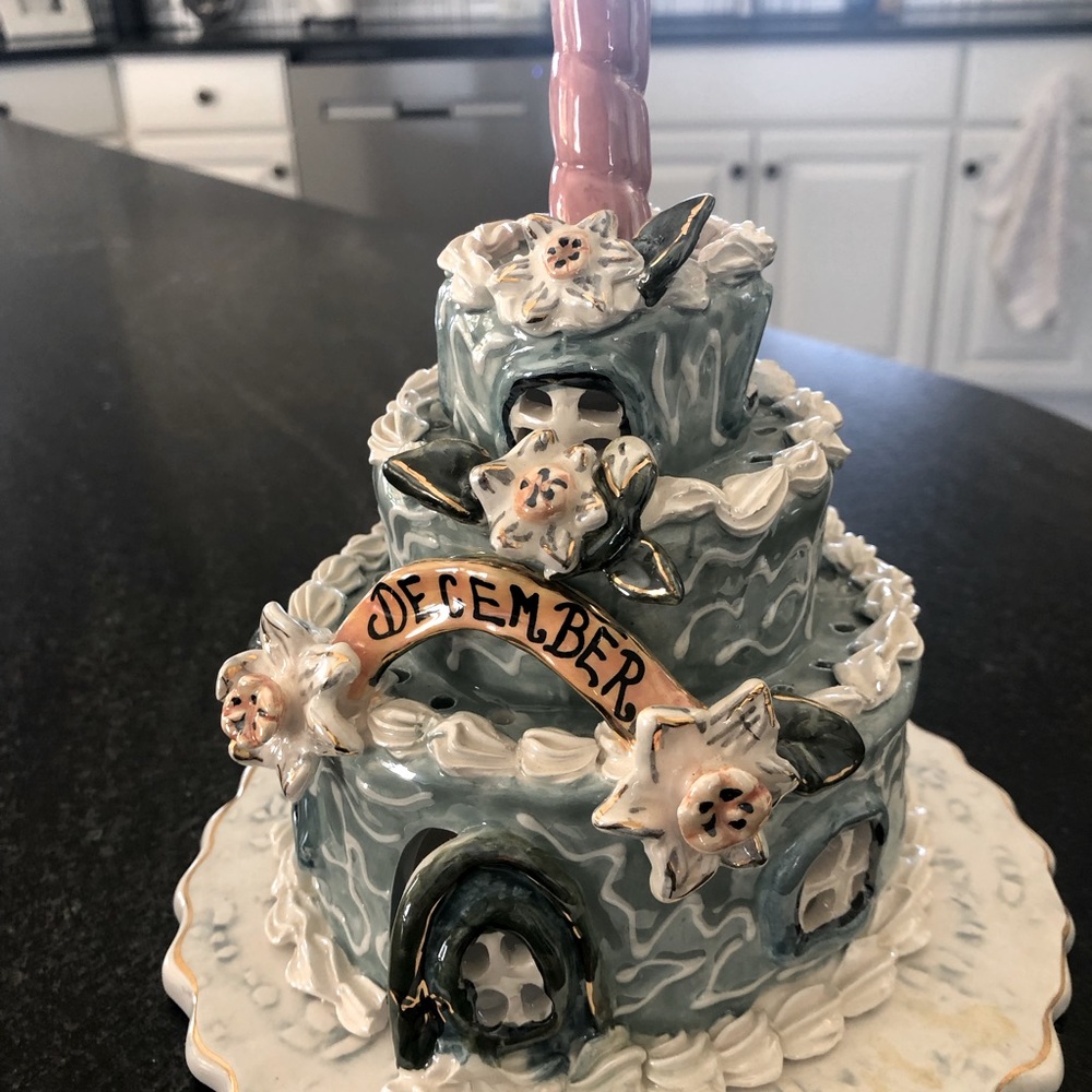 BLUE SKY December birthday piece